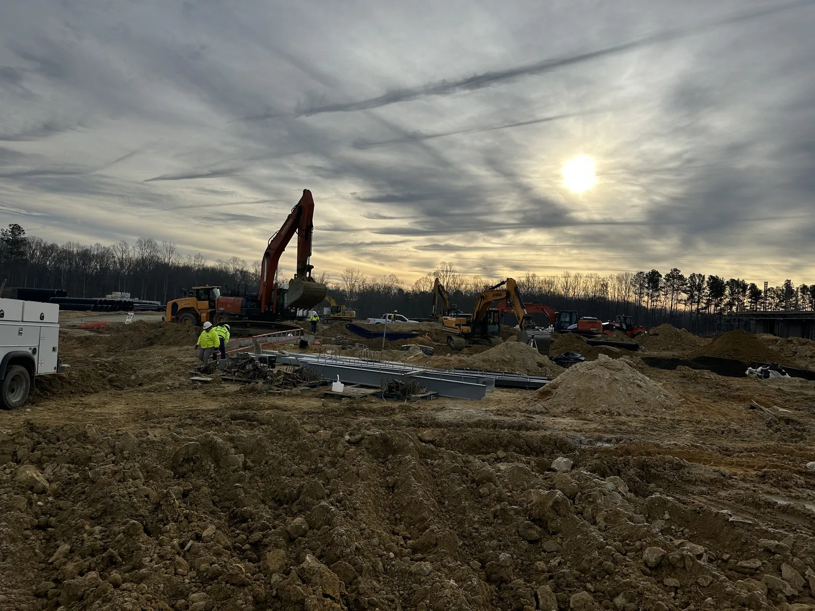 Precision Earth & Pipe construction project photo: Site Development