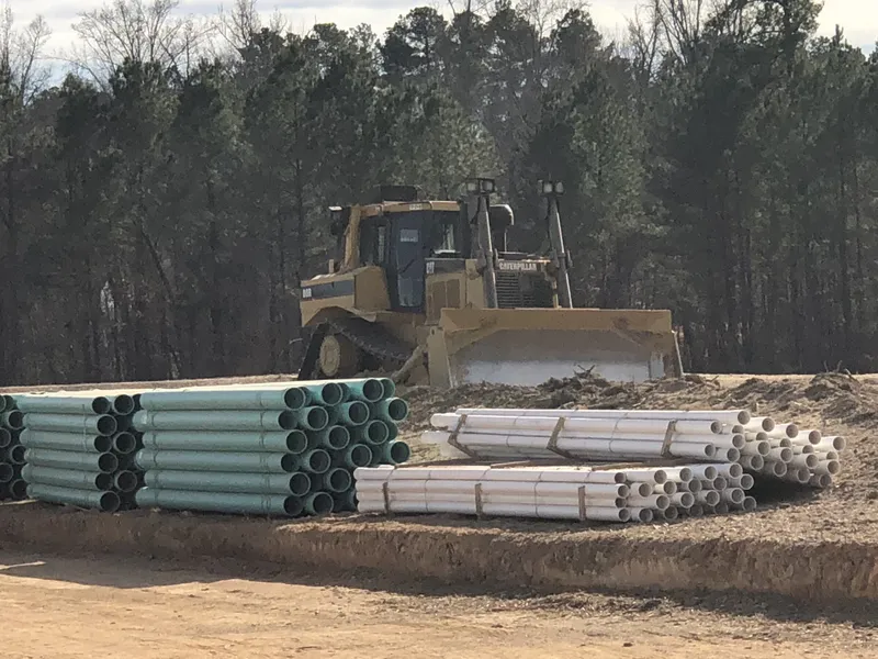 Precision Earth & Pipe construction project photo: Utility Materials & Sitework
